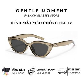 Kính râm mắt mèo GENTLE MOMENT chống tia UV kính mát thời trang nam nữ phong cách Hàn Quốc GM1539
