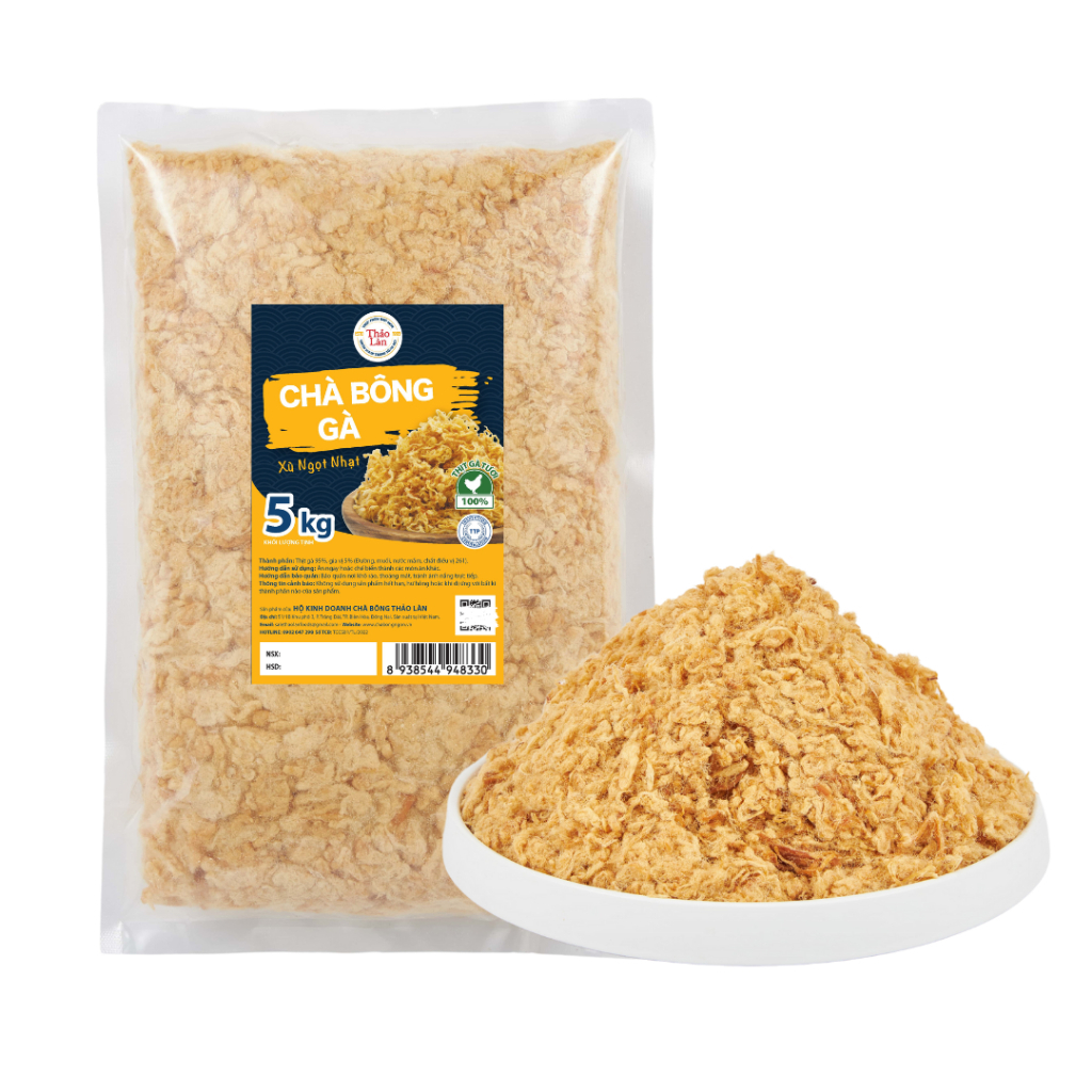 COMBO 2  VỊ CHÀ BÔNG XÙ LÀM BÁNH THẢO LÀN FOODS 10KG