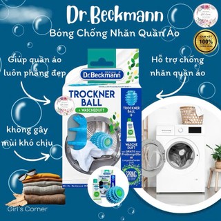 (Châu Âu) Bóng Giặt Thông Minh Chống Nhăn Quần Áo Dr.Beckmann Trockner Ball giúp quần áo không bị nhăn khi giặt hoặc sấy