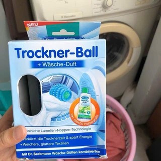 (Châu Âu) Bóng Giặt Thông Minh Chống Nhăn Quần Áo Dr.Beckmann Trockner Ball giúp quần áo không bị nhăn khi giặt hoặc sấy