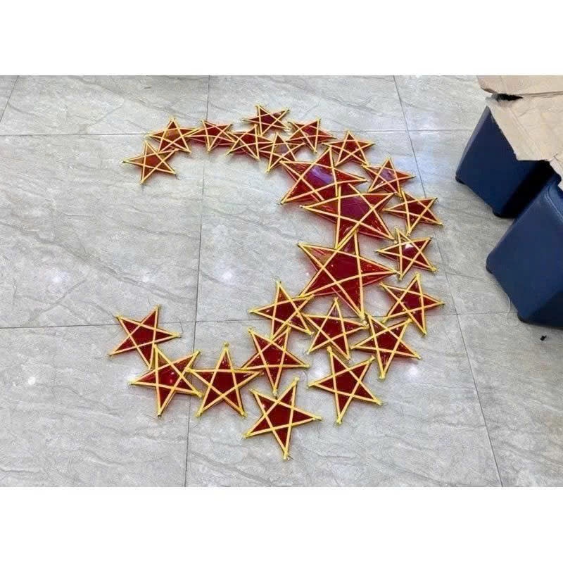 Đèn ông sao KHÔNG VIỀN trang trí Trung Thu đủ size 25/40/50cm