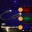 Đèn Led Laser USB Hiệu Ứng Chiếu Sao Bầu Trời Trang Trí Trần Xe Hơi, Trần Nhà...