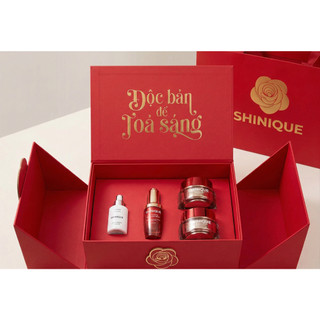[Phiên Bản Giới Hạn] Bộ Dưỡng Da Cao Cấp SHINIQUE Gồm Revitalizing HA Booster Serum, HA Ampoule, Kem Dưỡng Ngày và Đêm