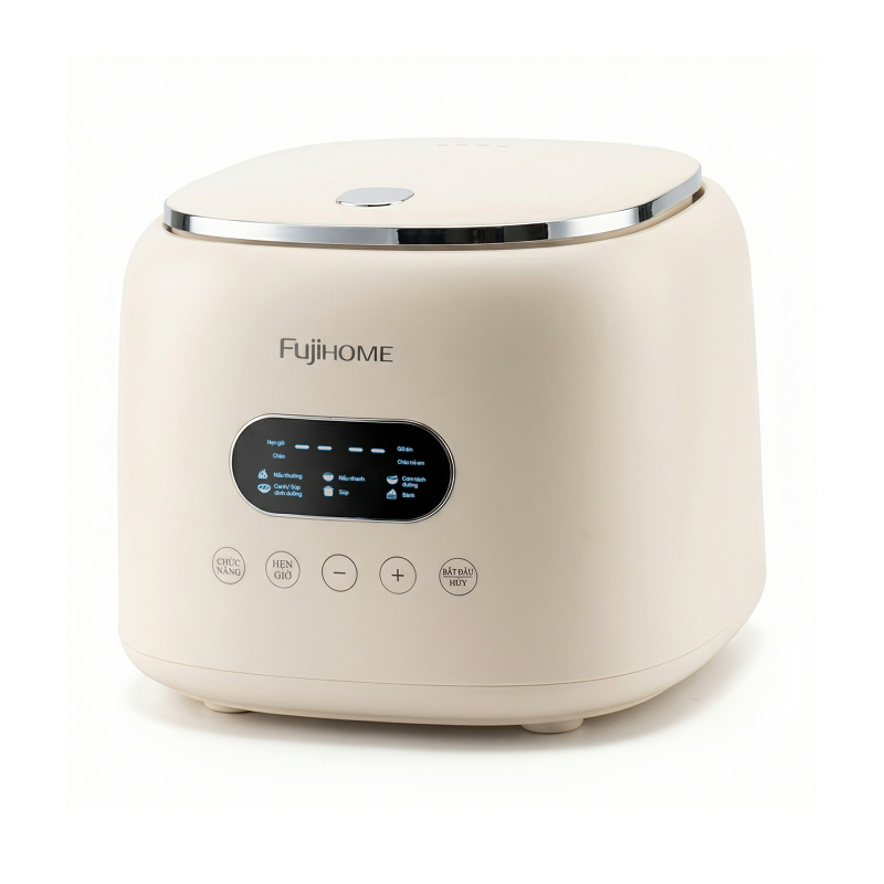 Nồi cơm điện tử tách đường 1L đa chức năng Nhập Khẩu FUJIHOME RC10ALS, nồi cơm cảm ứng nhỏ gọn