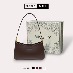 Túi xách nữ, túi kẹp nách MISSILY da cao cấp sz 25cm (ms103)