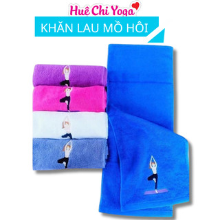 Khăn lau mồ hôi tập Yoga, Chất liệu cotton thám hút mồ hôi kích thước 110x20cm