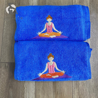 Khăn lau mồ hôi tập Yoga, Chất liệu cotton thám hút mồ hôi kích thước 110x20cm
