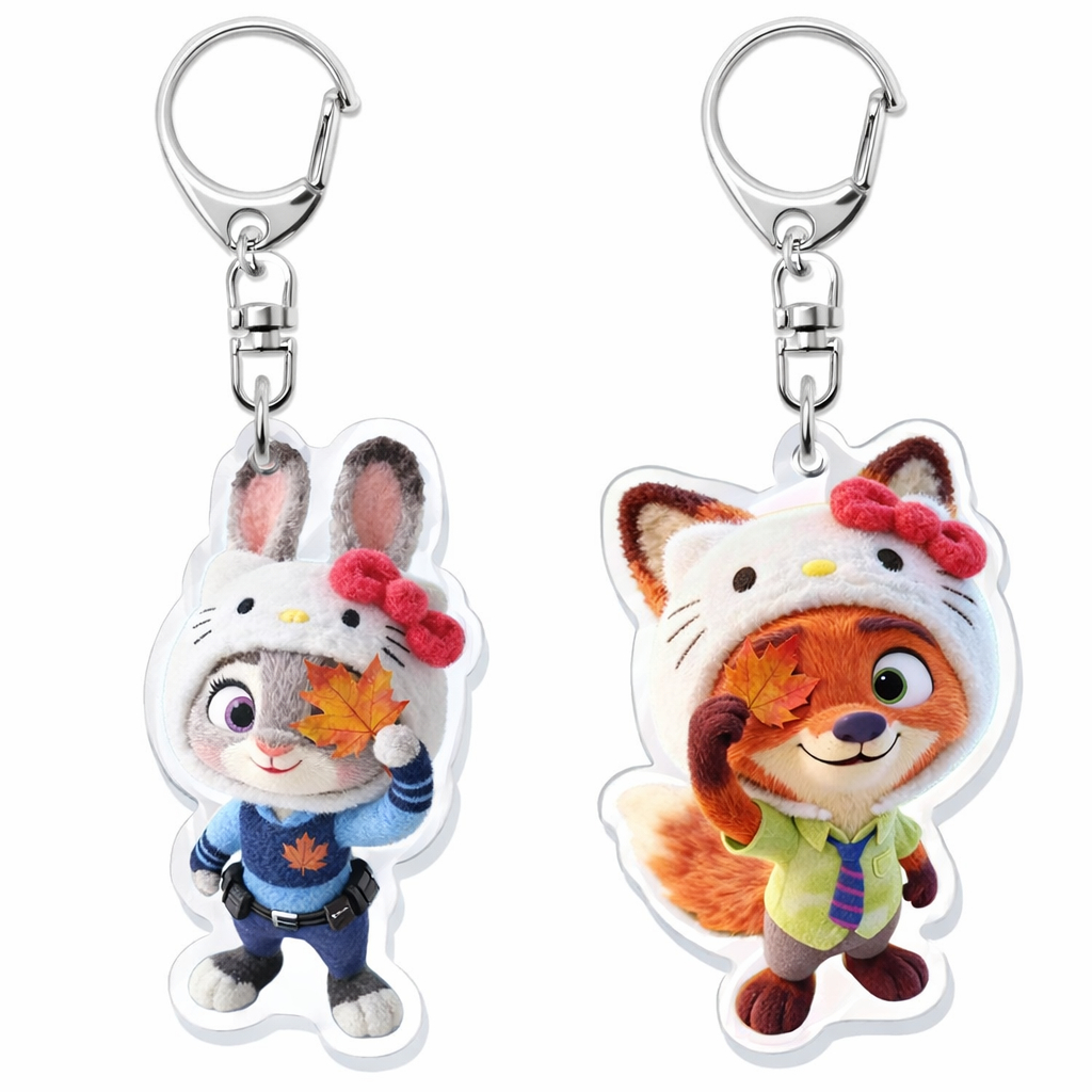 Móc khoá Cặp đôi Nick & Judy Mùa Thu