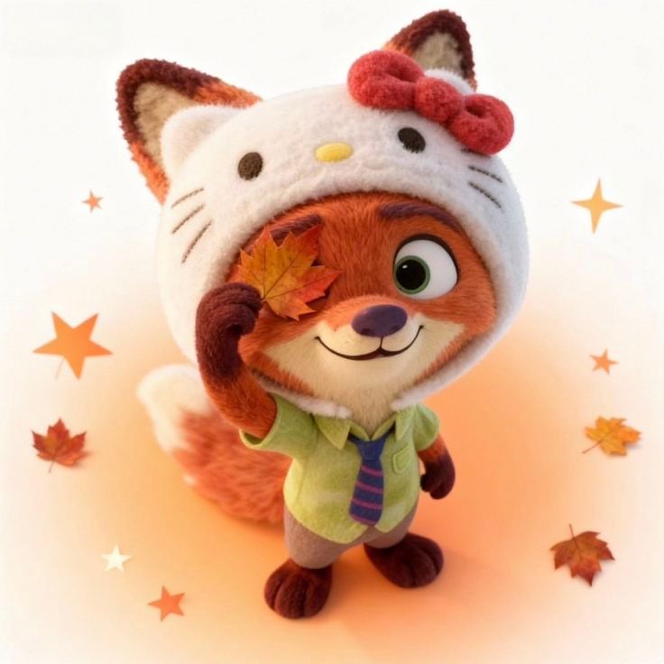 Móc khoá Cặp đôi Nick & Judy Mùa Thu