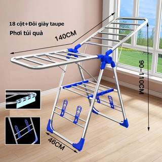 Giá Phơi Quần Áo Chữ A Cỡ Lớn Inox Cao Cấp, Chắc Chắn, Thiết Kế Hiện Đại Phù Hợp Mọi Gia Đình