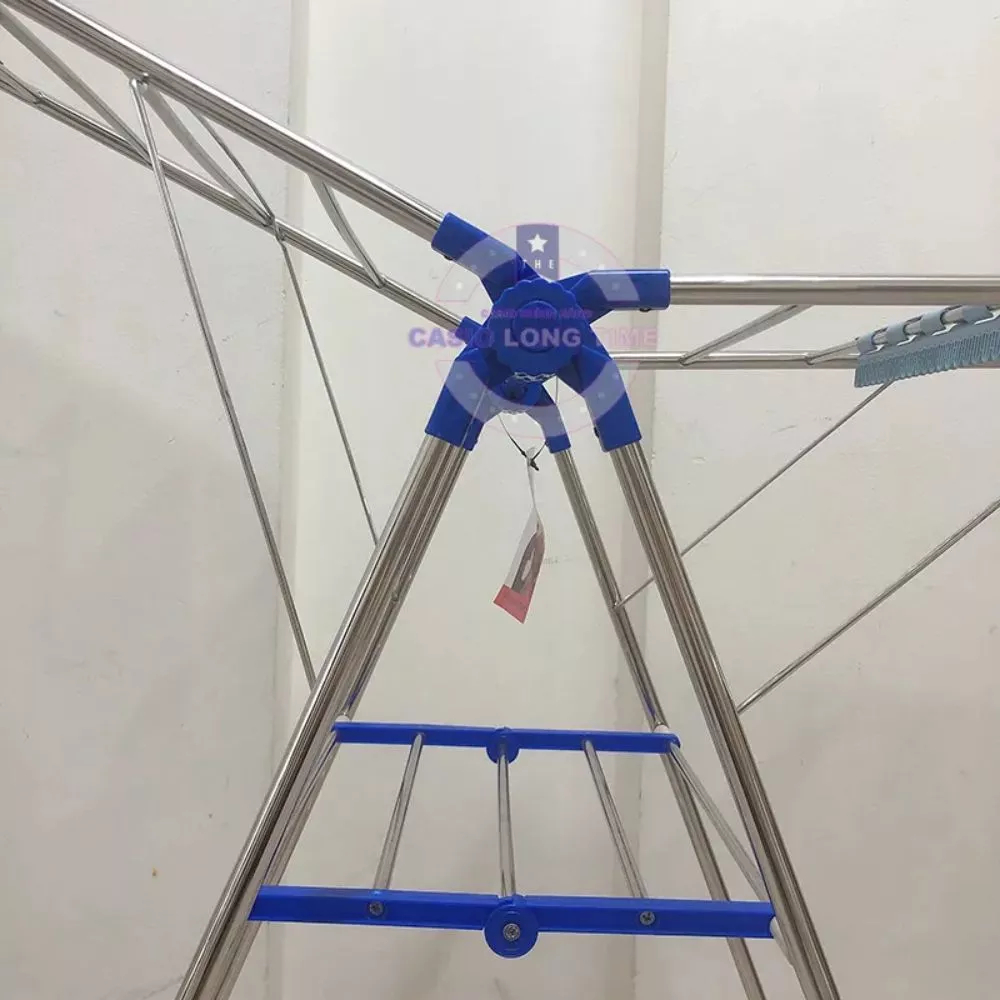 Giá Phơi Quần Áo Chữ A Cỡ Lớn Inox Cao Cấp Thiết Kế Thông Minh Kèm Kệ Phơi Giày Phù Hợp Mọi Gia Đình