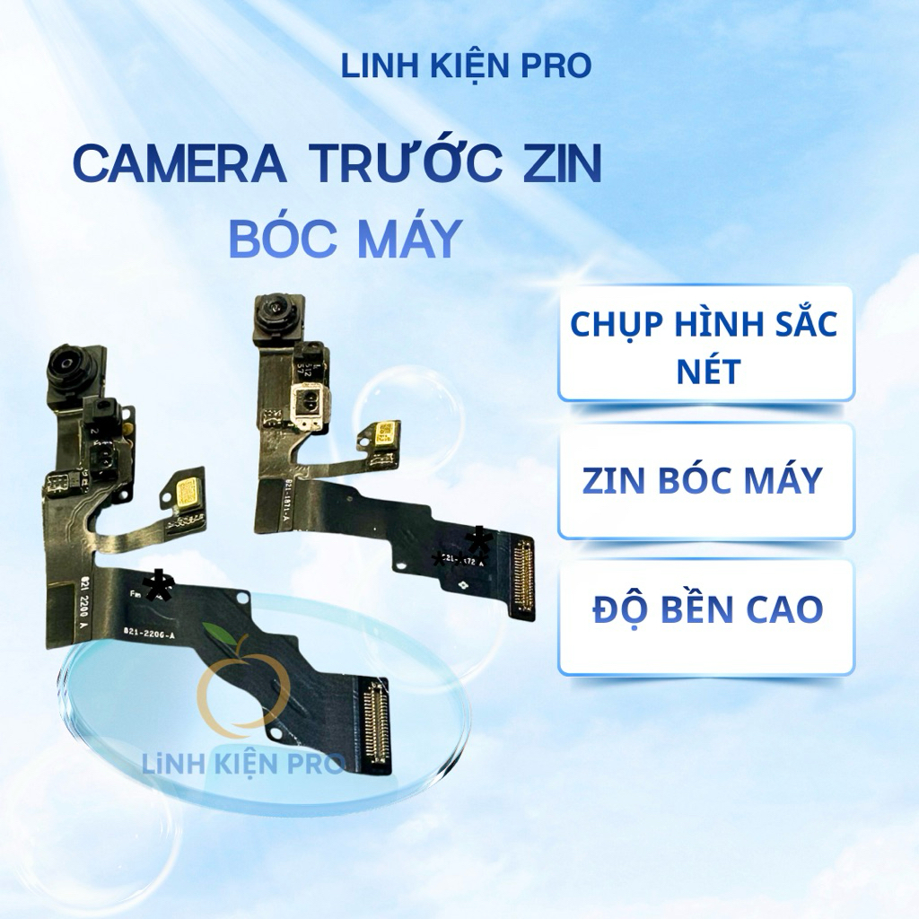 Camera Trước Dành Cho 6 7 8 S e Có Mic Chụp Hình Đẹp Như Zin Hình Ảnh Sắc Nét Zin Bóc Máy - LINH KIỆN PRO