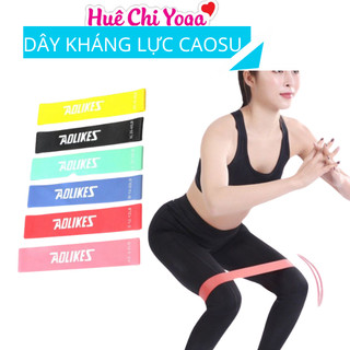 Dây miniband Aolikes kháng lực tập gym chân mông tay đùi cao su đàn hồi nam nữ
