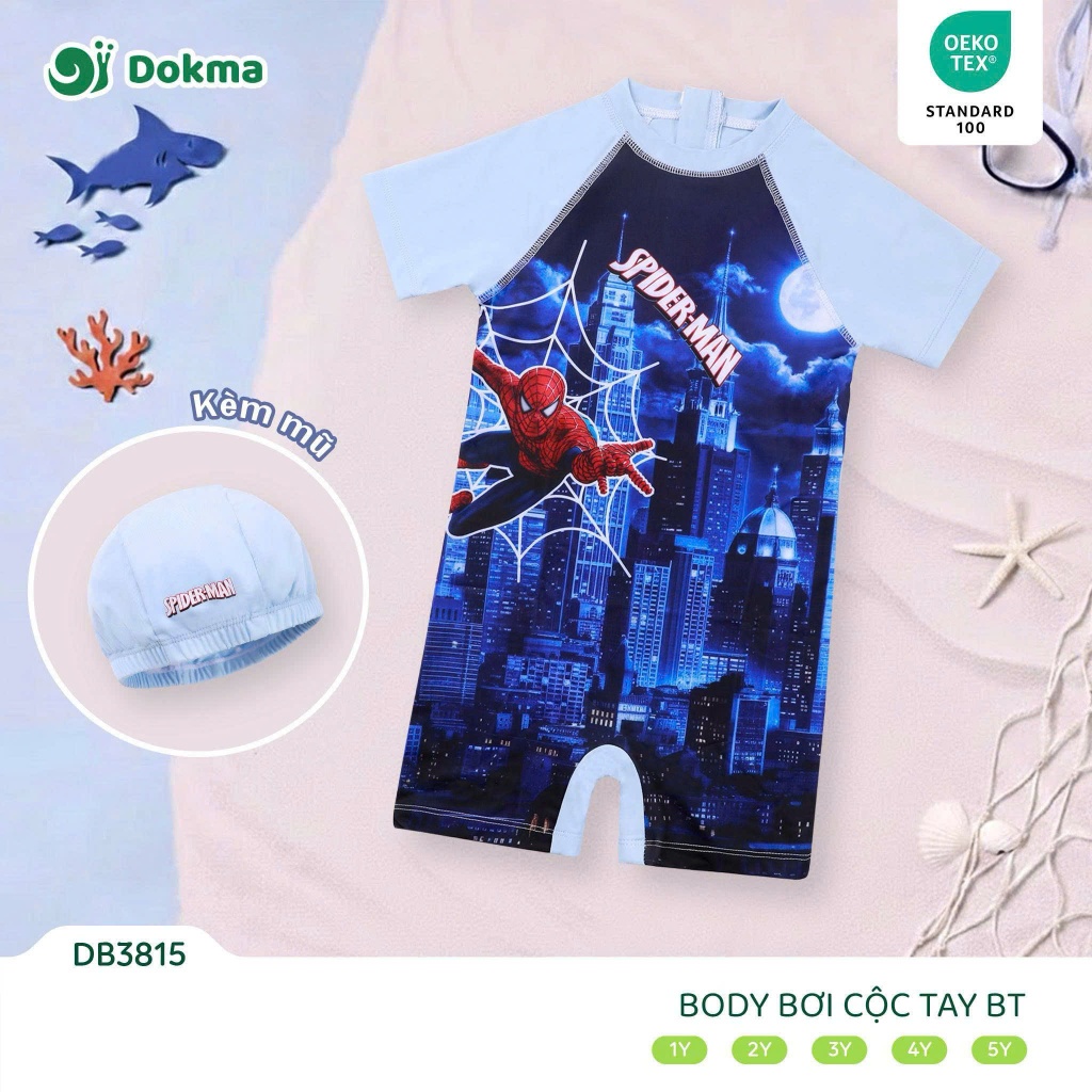 (9-18kg) Bộ Đồ Bơi Dokma Hoạ Tiết Sinh Động Cho Bé Trai, Bé Gái DB2297 DB2299 DB2301 DB2302 DB3815