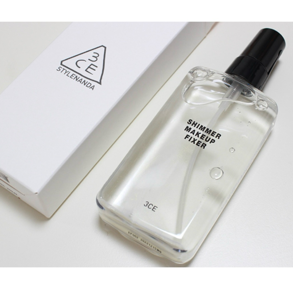 [ Chính Hãng ] Xịt Khóa Nền 3CE Shimmer Makeup Fixer 100ml