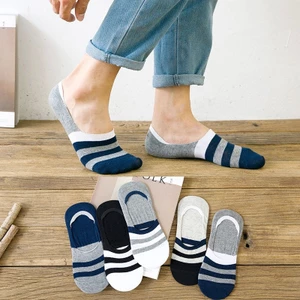 Tất đi giày lười công nghệ ép cao su chống tụt gót Hàng xuất dư Kháng khuẩn Chống Mùi Thấm hút tốt