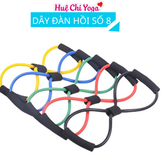 Dây Cao đàn hồi, Dây Cao Su Kéo Kháng Lực đàn hồi hình số 8 tập tay mở vai