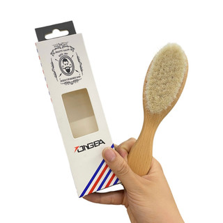 Chổi Phủi Tóc Nam Barber Cán Gỗ Dùng Để Phủi Tóc Khi Fade Hay Phủi Sạch Tóc Dính Sau Khi Cắt