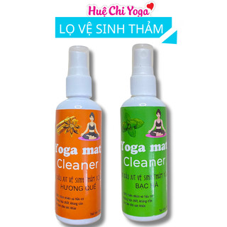 Dung Dịch Vệ Sinh Thảm Yoga 100ml Sạch Nhanh, Khử Mùi Cho Mọi Loại Thảm Yoga tặng khăn lau