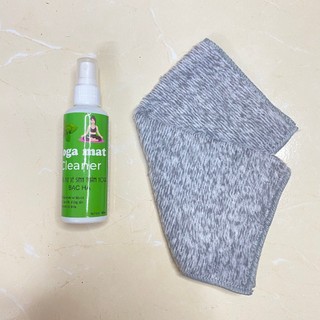 Dung Dịch Vệ Sinh Thảm Yoga 100ml Sạch Nhanh, Khử Mùi Cho Mọi Loại Thảm Yoga tặng khăn lau