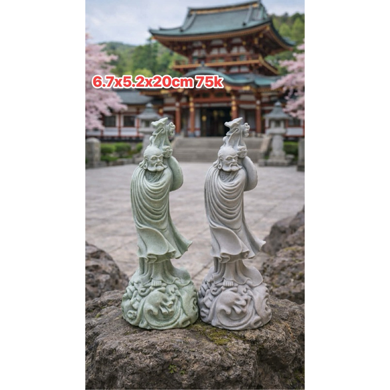 mô hình tượng ngài Đạt Ma decor