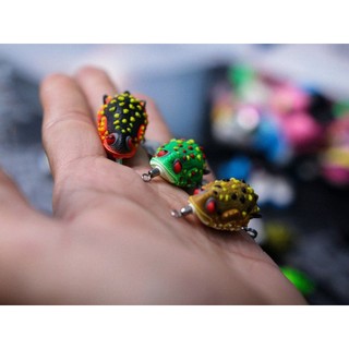 nhái hơi mini zuno 2.7cm nặng 6gam chuyên câu lóc nhỏ