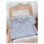 Váy Bầu Xinh Babydoll kẻ thiết kế tay cánh tiên xinh xắn đi dự tiệc công sở siêu đẹp thời trang