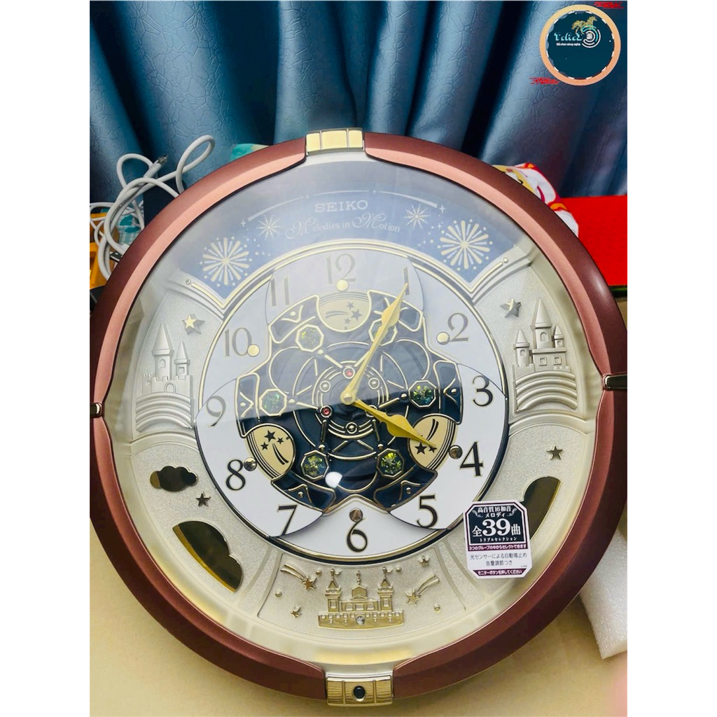 Đồng hồ treo tường SEIKO RE601B - Kỷ niệm 30 năm Karakuri 🇯🇵