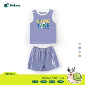 Bộ Ba Lỗ, Sát Nách Bé Trai Thời Trang Dokma DMB506 JB368 DB2616 DB3054 DB2614 JB019 DB2121