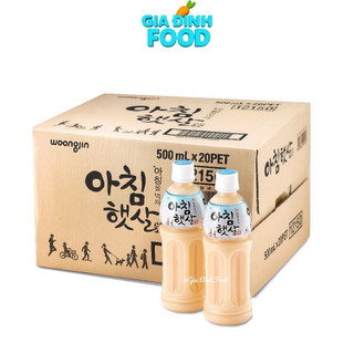 [THÙNG x20 Chai] Sữa gạo - Nước gạo rang Hàn Quốc 500mlit