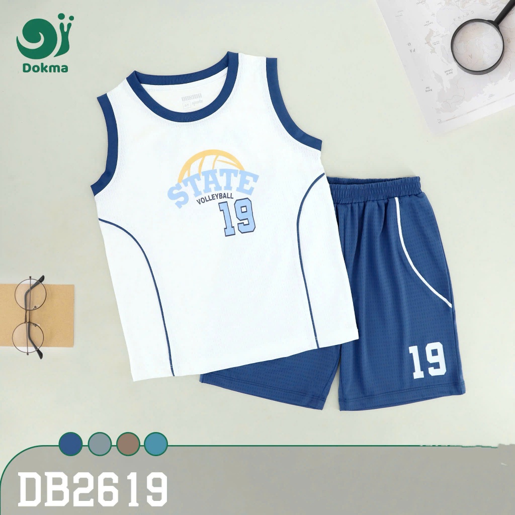 (13-24kg, 3-7Y) Bộ Sát Nách, Ba Lỗ Dokma Cho Bé Trai Dáng Thể Thao DB2619 DB2620 DB2621 DB2622 DB2832