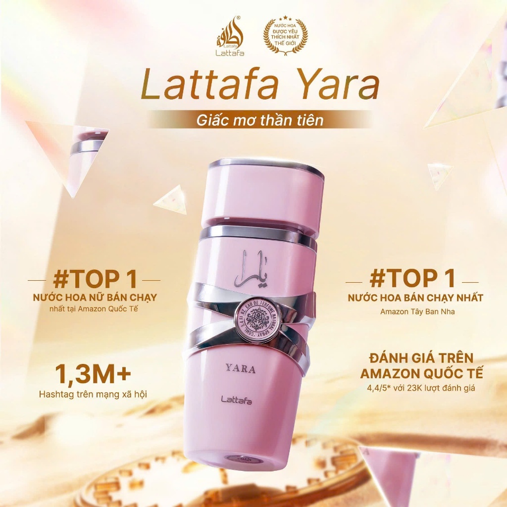 [ĐẠI LÝ CHÍNH HÃNG] Nước Hoa Fullseal Lattafa Yara | Nước hoa nữ