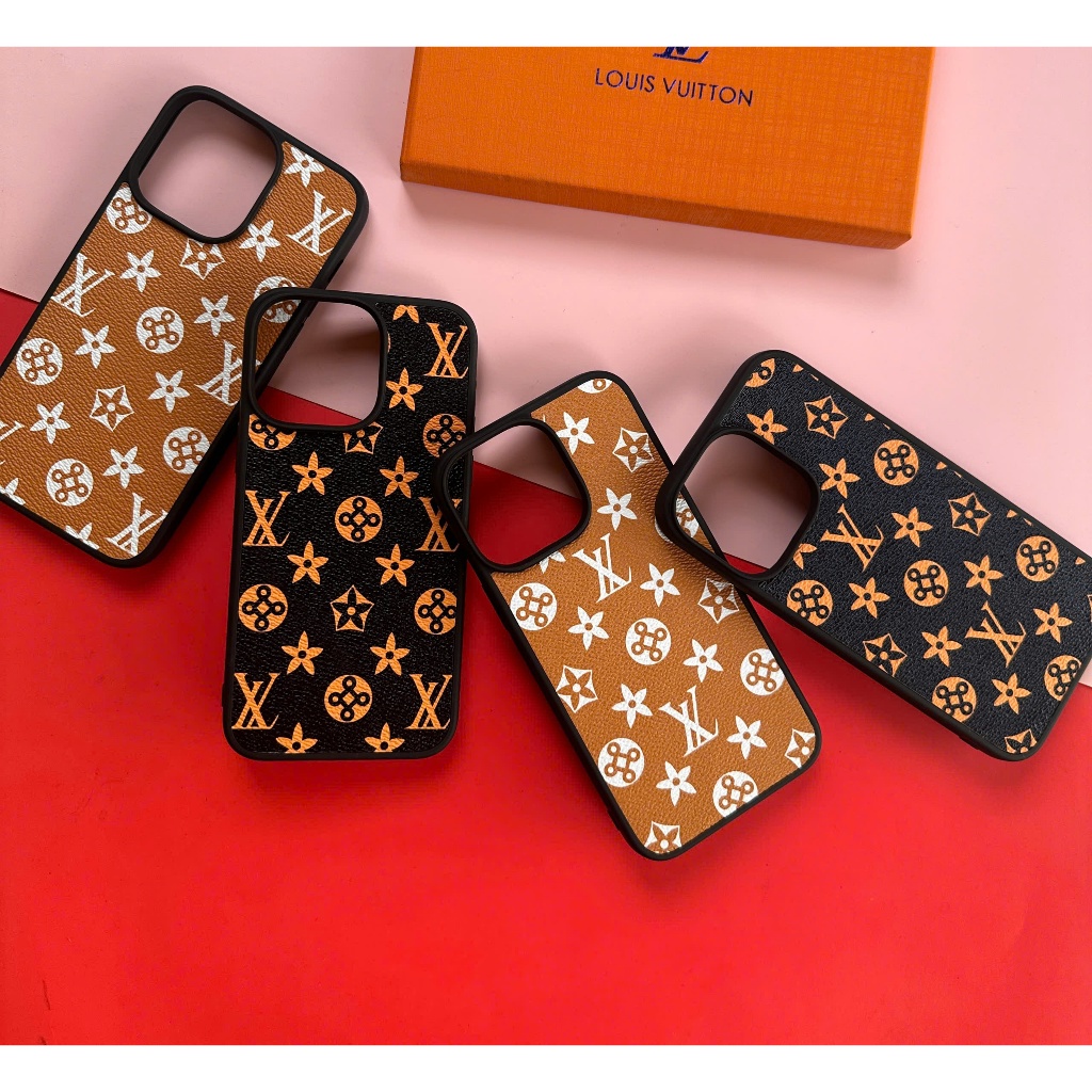 Ốp da iphone  mẫu vàng và mẫu đen