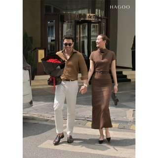 Set áo cổ liền đổ tay hến HAGOO phong cách thanh lịch hiện đại [S9065]