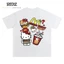 Áo Hello Kitty x McDonald's BIDZ - Áo Thun Cotton Premium 100% Form Rộng Tay Lỡ - Áo Phông Unisex Nam Nữ Co Giãn 4 Chi