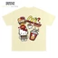Áo Hello Kitty x McDonald's BIDZ - Áo Thun Cotton Premium 100% Form Rộng Tay Lỡ - Áo Phông Unisex Nam Nữ Co Giãn 4 Chi