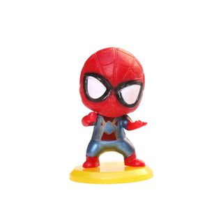 Bộ 8 mô hình Spiderman cao 4-5cm tặng kèm đế đỡ thích hợp trang trí bàn học, bàn làm việc, quà tặng HT Toys