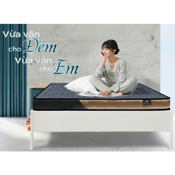 Nệm Ép Tổng Hợp Kim Cương (Vải satin lụa)