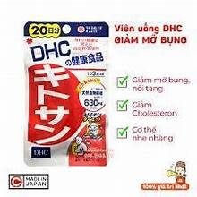 Viên uống DHC Chitosan 20 ngày 60 viên, 30 ngày 90 viên, hỗ trợ giảm mỡ bụng