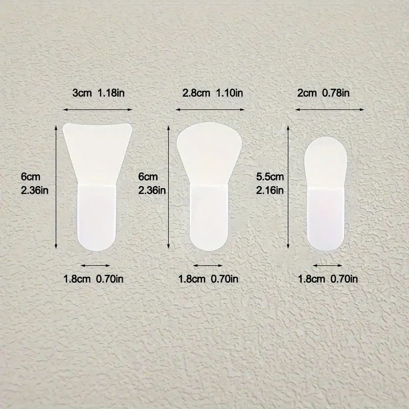 Cọ silicon đắp mặt nạ size du lịch, dụng cụ đắp mặt nạ bùn, kem dưỡng da 3 kiểu