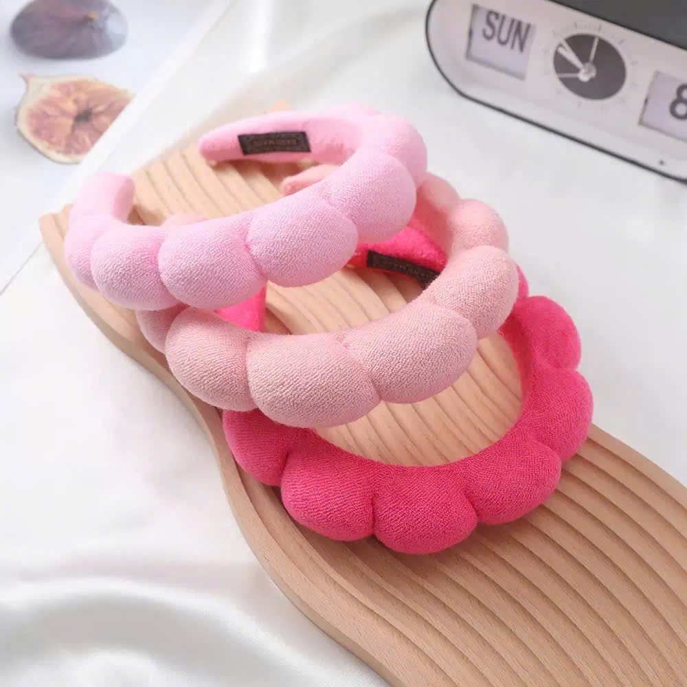 Băng đô múi đám Mây nhồi bông dễ thương Leza – Phụ Kiện Rửa Mặt, Makeup, Chụp Hình Selfie Cho Nàng Yêu Phong Cách Cute