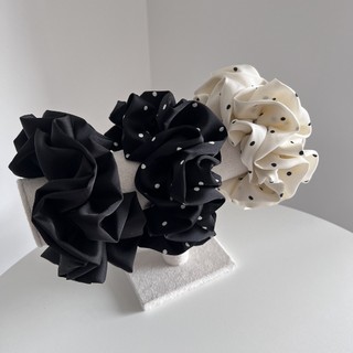 Buộc tóc lụa mềm 3 lớp cao cấp 12cm • Mây Fashion Jewelry - C1025.02