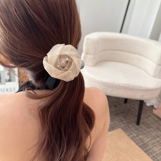 Buộc tóc hoa hồng voan đính đá • Mây Fashion Jewelry - C825.52