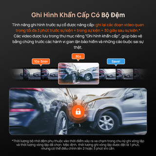 Camera hành trình 4K 70Mai A810S với cảm biến hình ảnh Sony STARVIS 2 IMX678, bắt rõ nét biển số xe