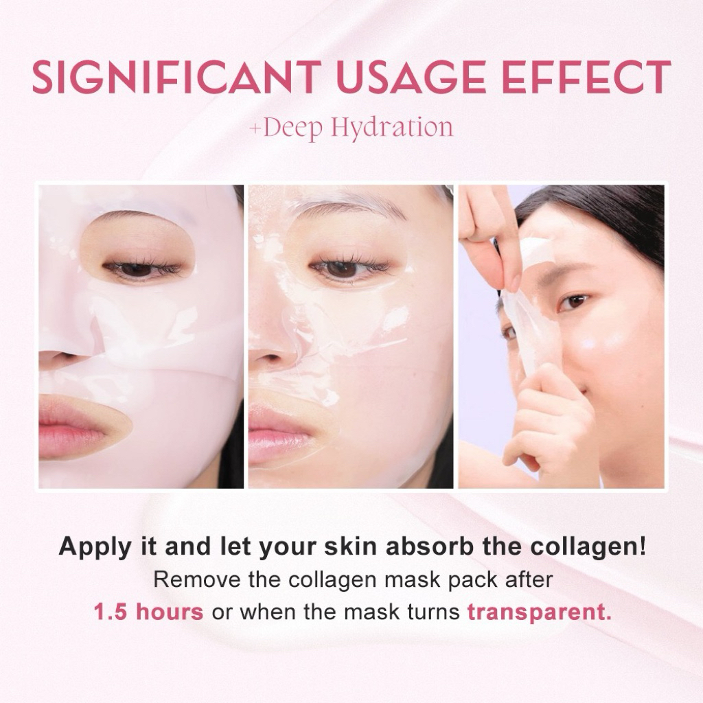 Mặt Nạ Thạch Collagen KOEC Pink Gel Mask Cấp Ẩm Da Hộp 4 Miếng