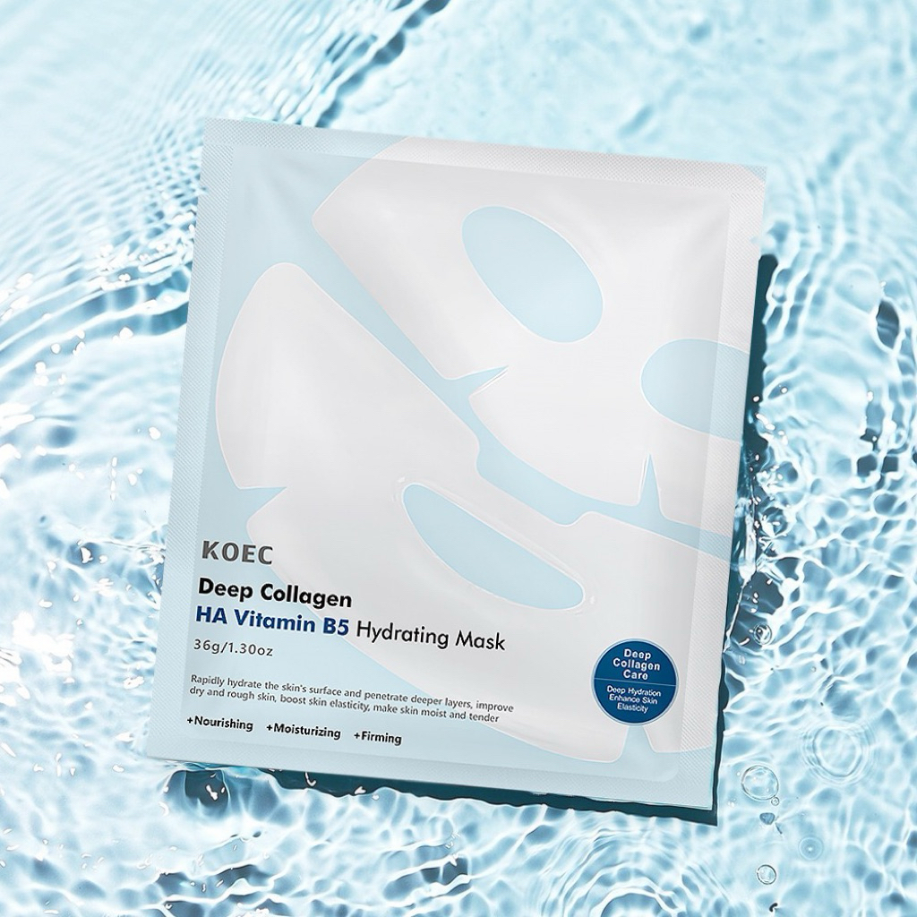 Mặt Nạ Thạch Collagen KOEC Pink Gel Mask Cấp Ẩm Da Hộp 4 Miếng