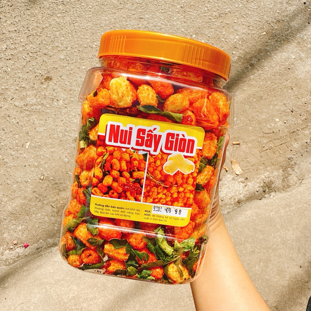 500gr -Nui Bò Lá Chanh loại ngon đặc biệt ngon -1Hộp 500Gr/Túi Zip 500Gr