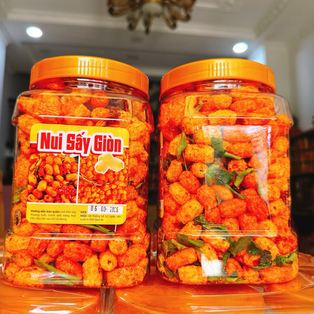 500gr -Nui Bò Lá Chanh loại ngon đặc biệt ngon -1Hộp 500Gr/Túi Zip 500Gr