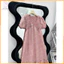 Đầm bầu, Váy bầu babydoll kẻ caro cổ V thiết kế đi dự tiệc công sở dáng dài suông siêu xinh