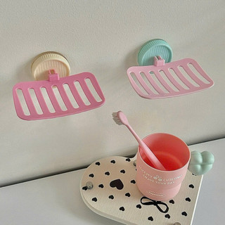 kệ để xà phòng dán tường hút chân không - khay đựng xà phòng nhà tắm tiện lợi 🌸🌸🌸